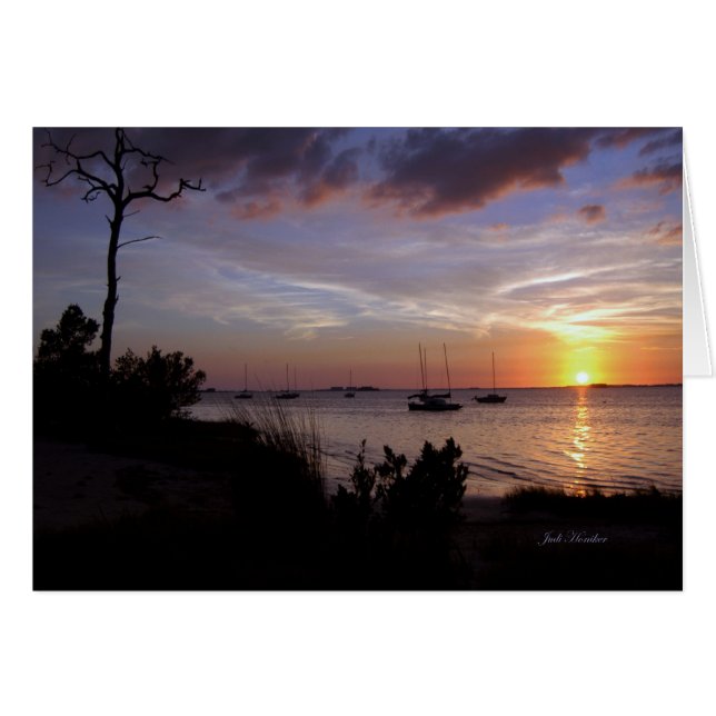 Crystal Beach, Florida Hälsningskort (Framsidan Horizontal)