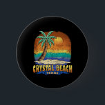 Crystal Beach Texas Vintage Distress Souvenir Knapp<br><div class="desc">Crystal Beach Texas Vintage Distress Souvenir</div>