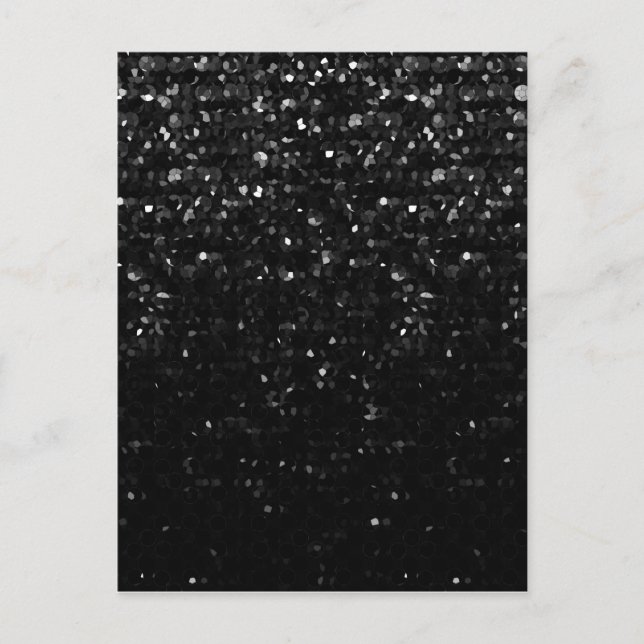 Crystal Bling Strass Vykort (Framsida)