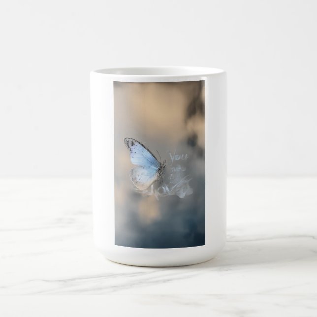 Crystal Blue Butterfly Mugg (Center)