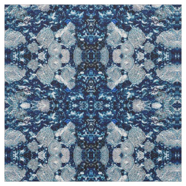 Crystal Blue Fabric Tyg (Provkarta)