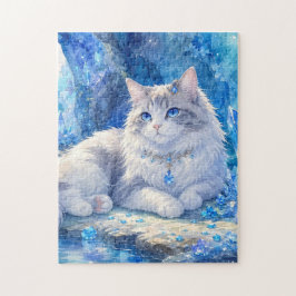 Crystal Blue Kattpussel Pussel