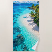 Crystal Blue Lagoon Strandhandduk