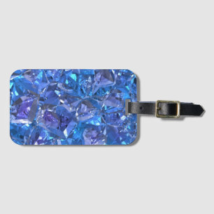Crystal Blue och Lila Bagagebricka