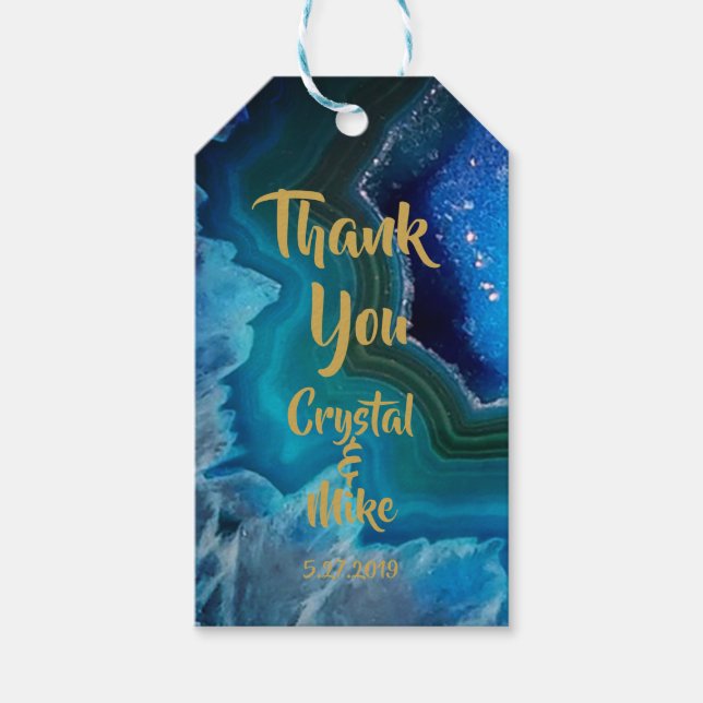 Crystal Blue Presentetikett (Framsidan)