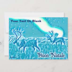 Crystal Blue Västindiou - Buon Natale Inbjudningar