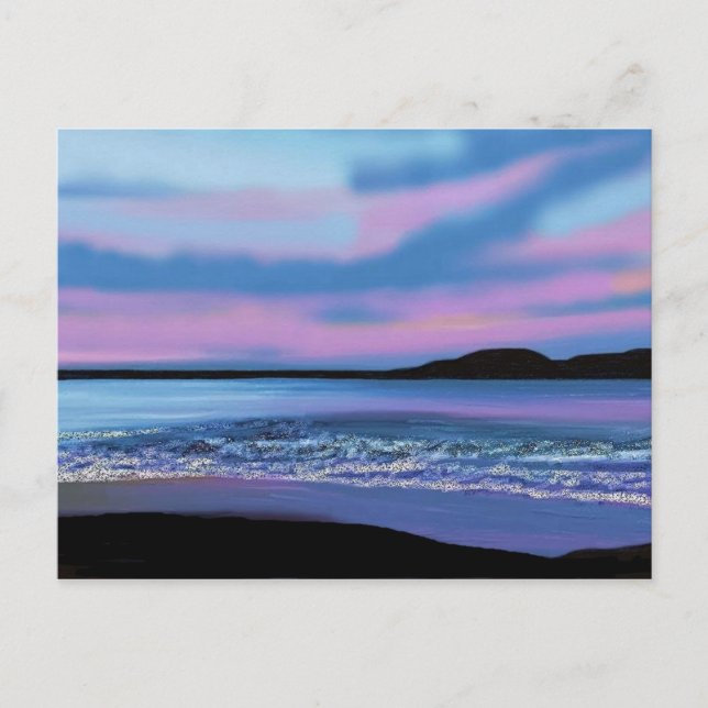 Crystal Blue Vatten Vykort (Framsida)