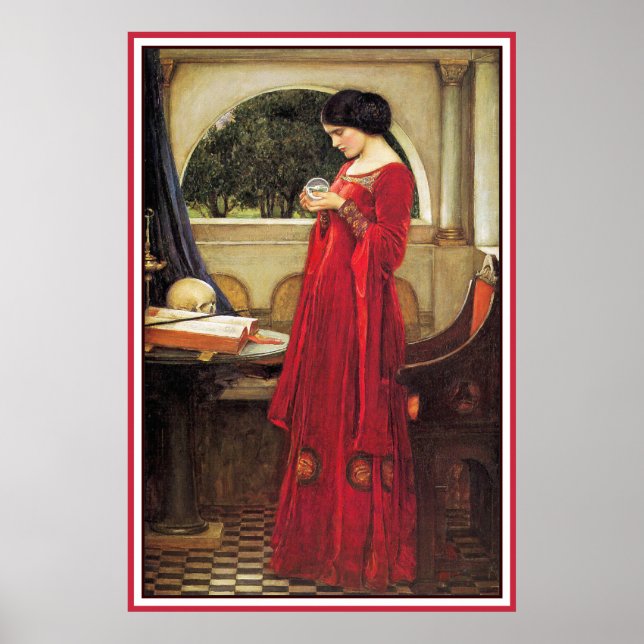 Crystal Boll av John Waterhouse Poster (Framsidan)