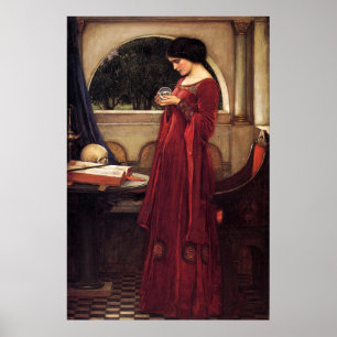Crystal Boll, av John William Waterhouse -1902 Poster