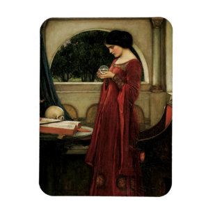 Crystal Boll av John William Waterhouse Magnet