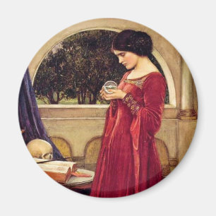 "Crystal Boll" av John William Waterhouse Magnet