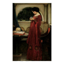 Crystal Boll av John William Waterhouse Perfect Poster