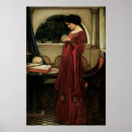 Crystal Boll av John William Waterhouse Poster