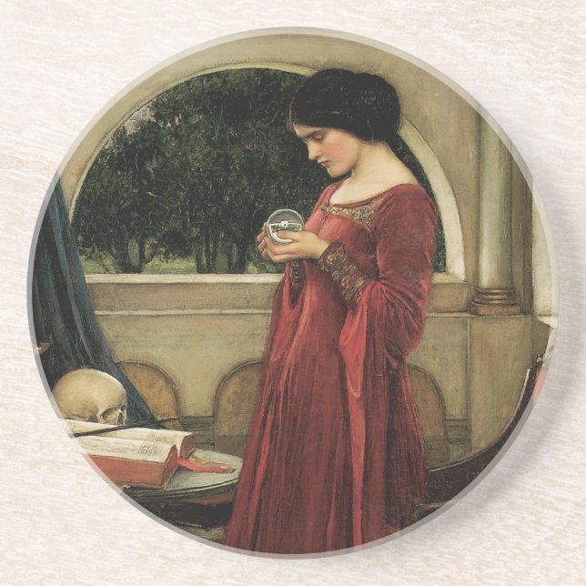 Crystal Boll av John William Waterhouse Underlägg (Framsidan)