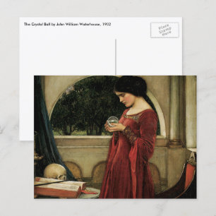 Crystal Boll av John William Waterhouse Vykort