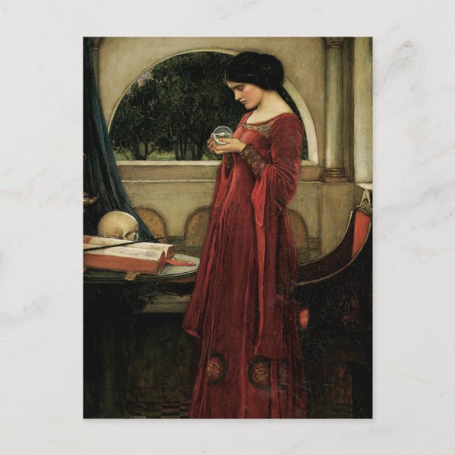 Crystal Boll av John William Waterhouse Vykort (Framsida)