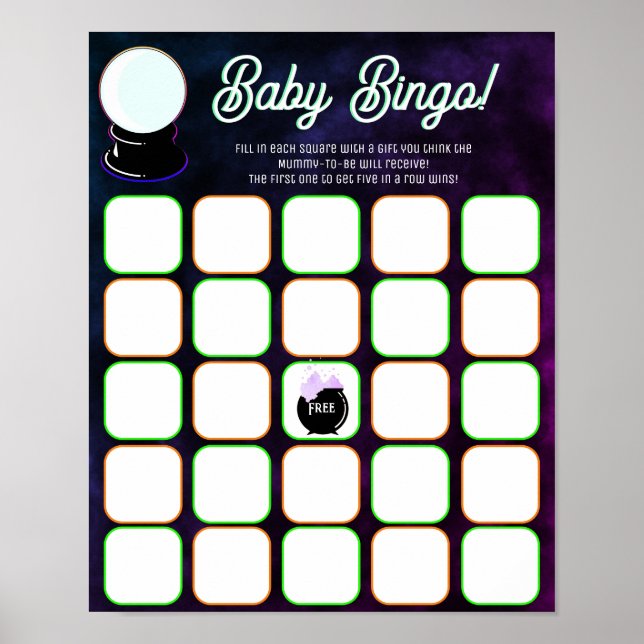 Crystal Boll Baby Bingo Poster (Framsidan)