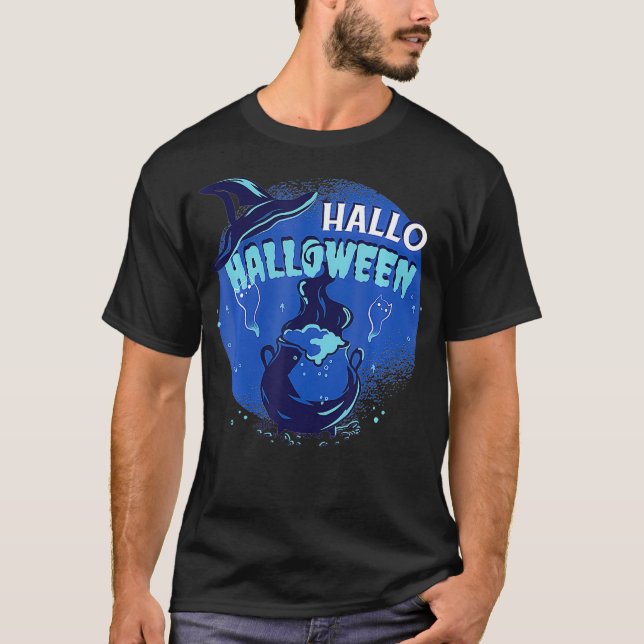 Crystal Boll Cauldron Magic T Shirt (Framsida)