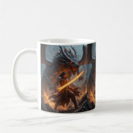 Crystal boll Dragon Sayer - Fireborn Hero Kaffemugg