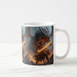 Crystal boll Dragon Sayer - Fireborn Hero Kaffemugg