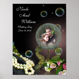 Crystal Boll Fantasy porträtt Poster