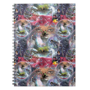 Crystal Boll Halloween Witch Anteckningsbok