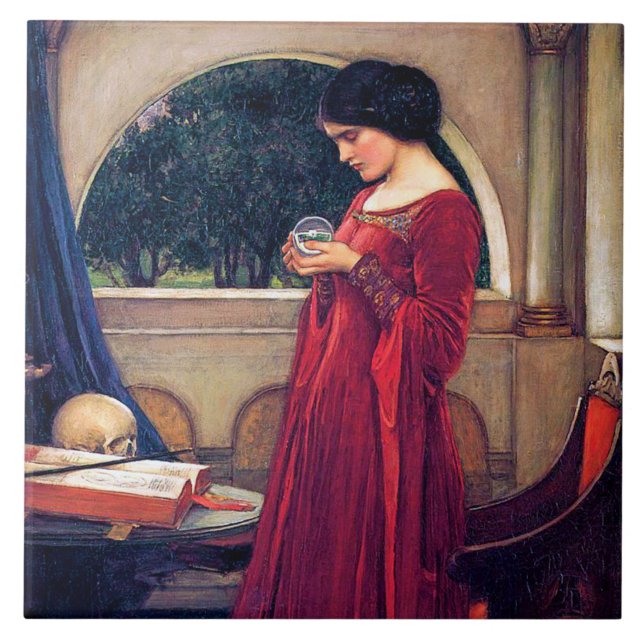 Crystal Boll, John William Waterhouse Kakelplatta (Framsidan)