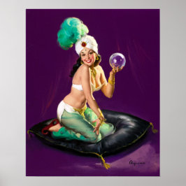 Crystal Boll Pin Up Poster