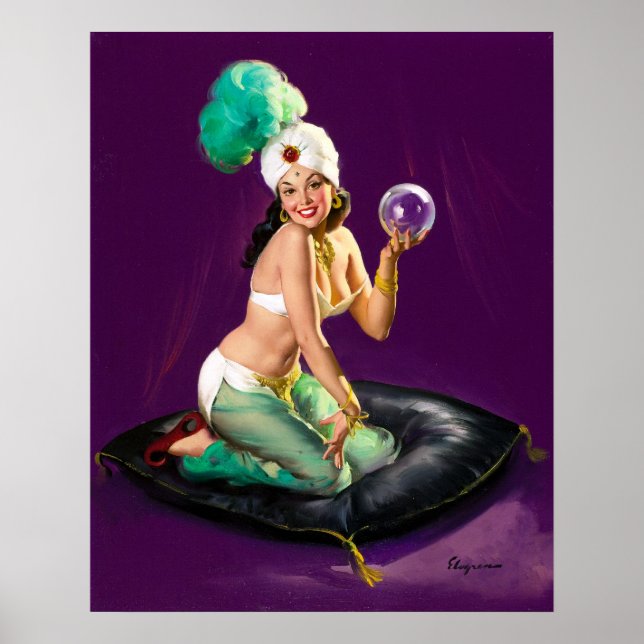 Crystal Boll Pin Up Poster (Framsidan)