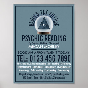 Crystal Boll, Psychic Reading Reading Poster
