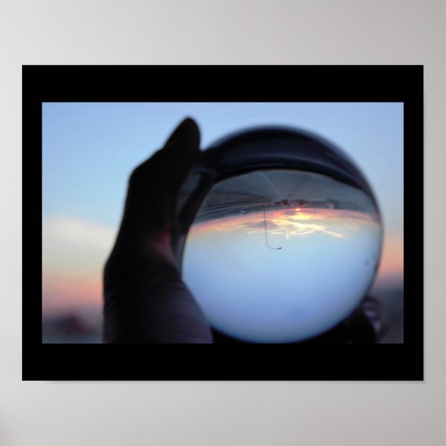 Crystal Boll Sunset Photo Poster (Framsidan)