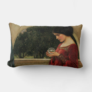 Crystal Boll Woman Waterhouse Painting Lumbarkudde