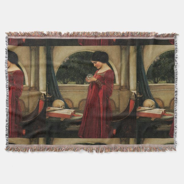 Crystal Boll Woman Waterhouse Painting Mysfilt (Framsidan)