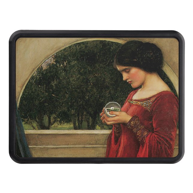 Crystal Boll Woman Waterhouse Painting Skydd För Dragkrok (Framsidan)