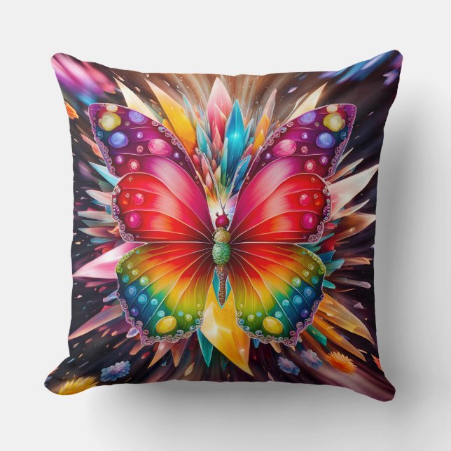 Crystal Butterfly Kudde (Framsida)