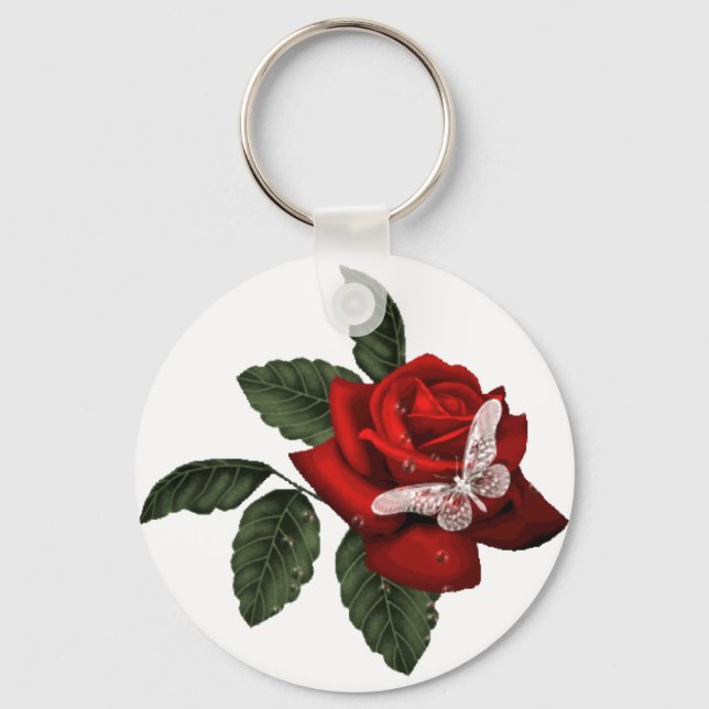 Crystal Butterfly Nyckelring (Framsida)