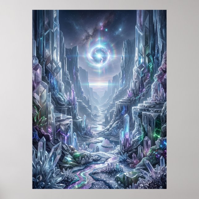 Crystal Canyon Ljus Anomali Poster (Framsidan)