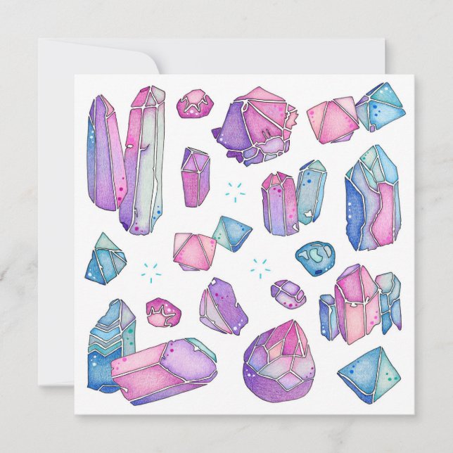 Crystal Card Tack Kort (Framsida)