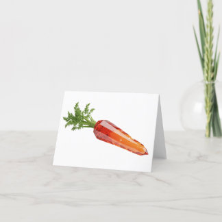 Crystal Carrot 01 - Glad påsk! Tack Kort