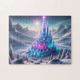Crystal Castle Iridescent Winter Wonderland Pussel