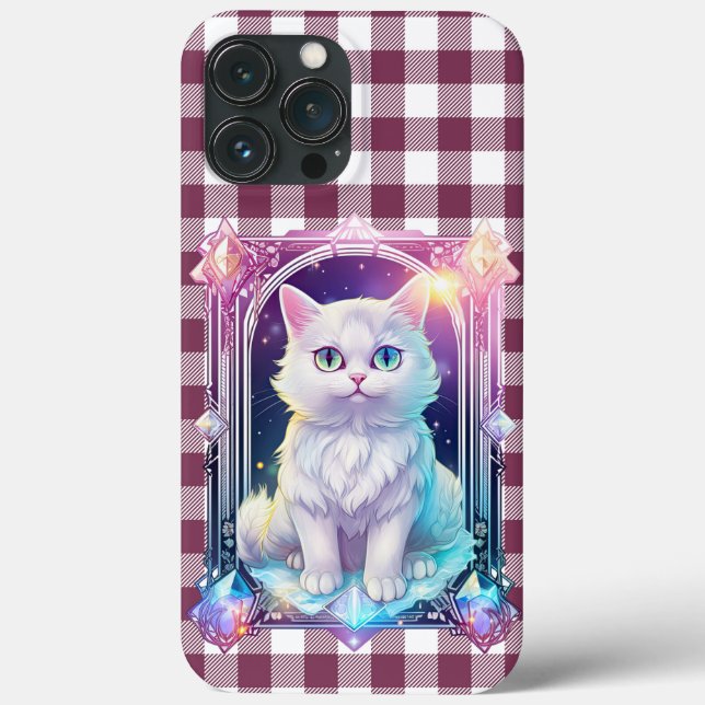 Crystal Cat Lila Black Play Cute White Kitten (Baksida)