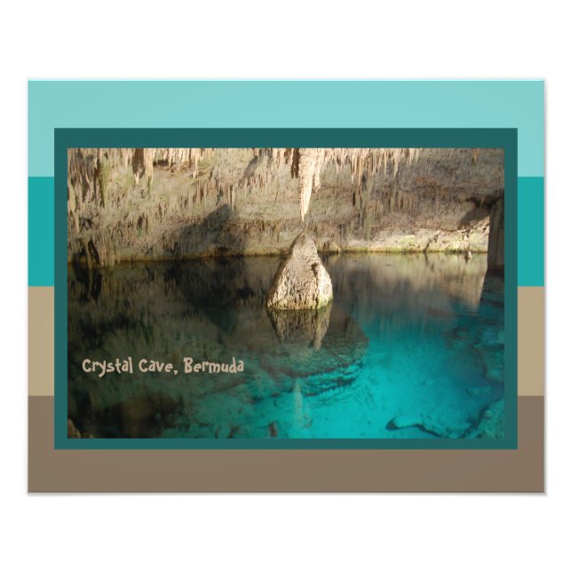 Crystal Cave, Bermuda Fototryck (Framsidan)