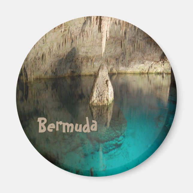 Crystal Cave, Bermuda Magnet (Framsidan)