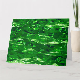 Crystal Cellophane Struktur Background - Grönt Kort