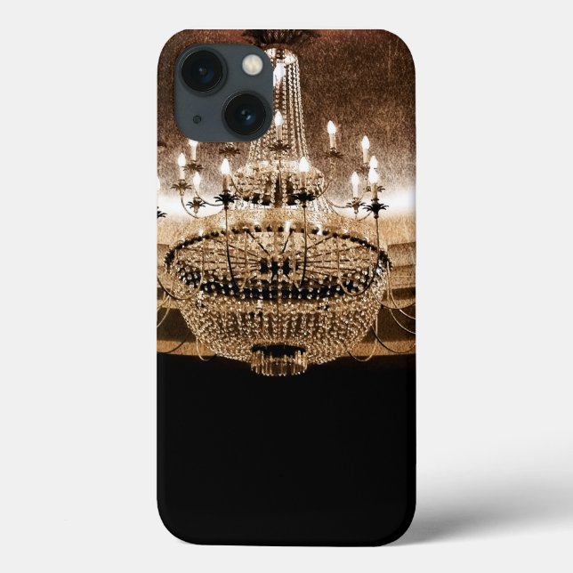 Crystal Chandelier Dazzle Glitz Glam IPAD Case (Baksida)