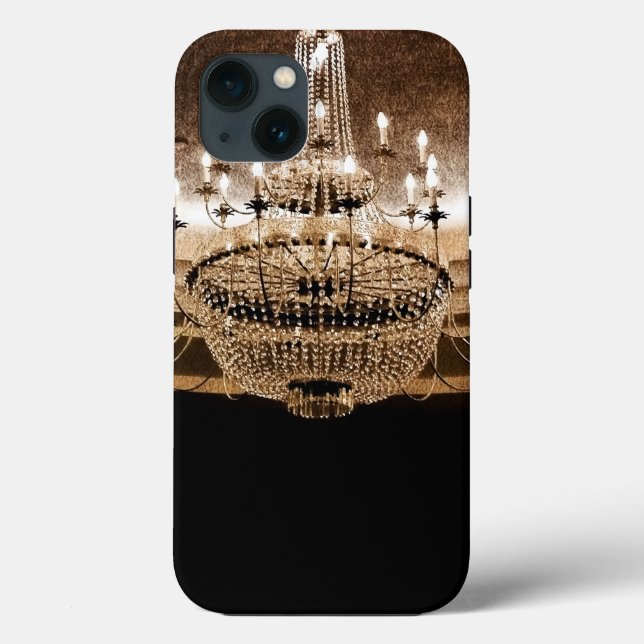 Crystal Chandelier Dazzle Glitz Glam IPAD Case (Baksida)