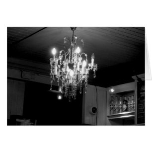Crystal Chandelier Hälsningskort