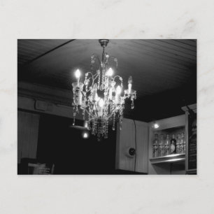 Crystal Chandelier Vykort