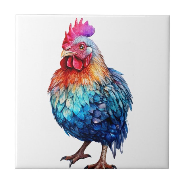 Crystal Chicken Kakelplatta (Framsidan)