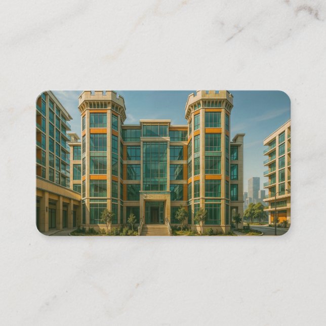 Crystal Citadel Castle Bookmark Visitkort (Framsida)